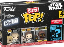 Collector & Mystery Boxes>Star Wars - Luke Skywalker, Obi-Wan Kenobi, Jawa & Mystery Bitty Pop! Vinyl Figure 4-Pack