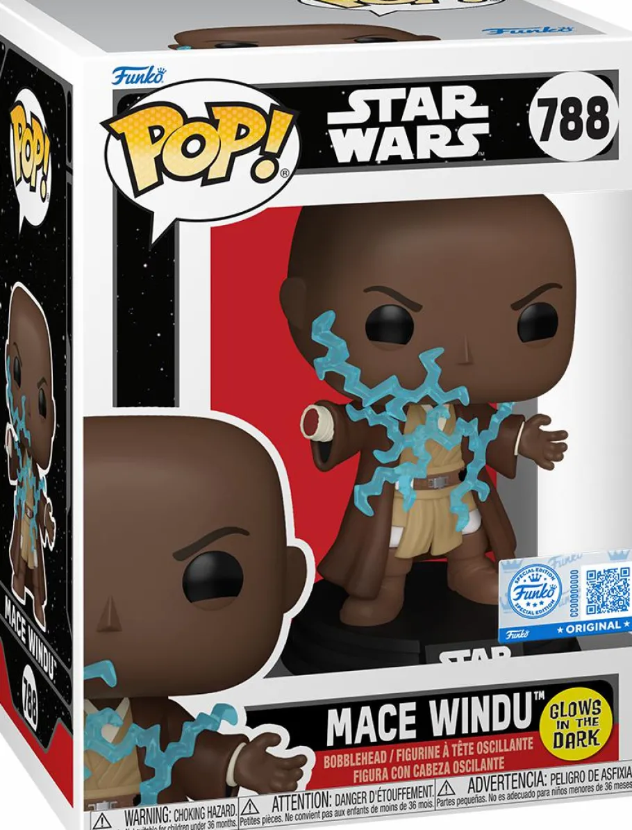 Standard Pop!>Star Wars - Mace Windu Glow-in-the-Dark Pop! Vinyl Figure