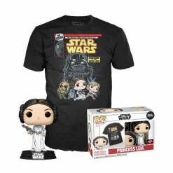 Pop! & Tee Sets>Star Wars - Princess Leia Retro Pop! Vinyl Figure & T-Shirt Box Set