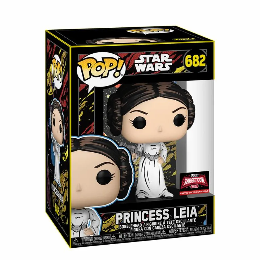 Pop! & Tee Sets>Star Wars - Princess Leia Retro Pop! Vinyl Figure & T-Shirt Box Set