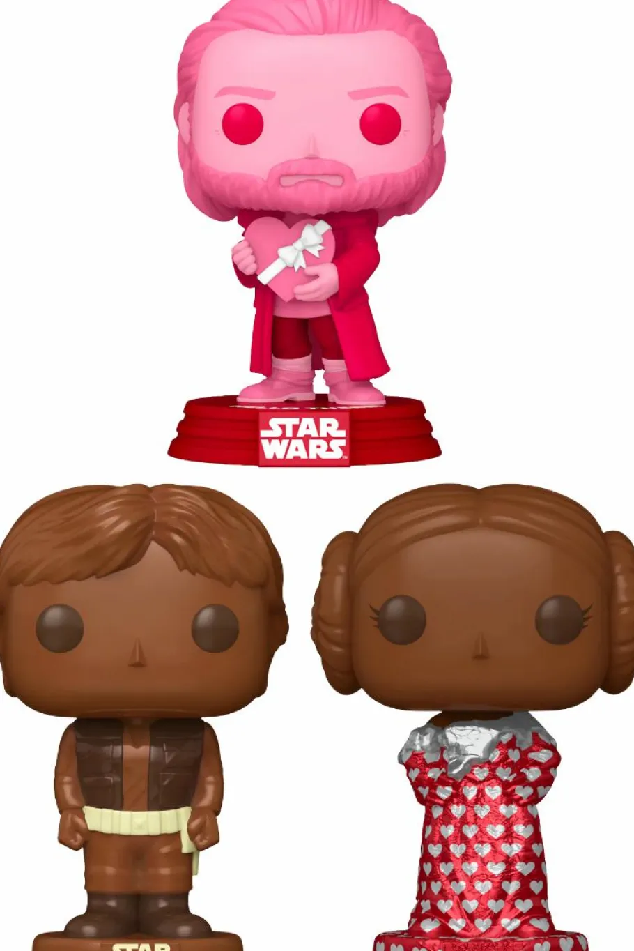 Pop! Bundles>Star Wars - Rebel Alliance Valentine Pop! Vinyl Bundle (Set of 3)