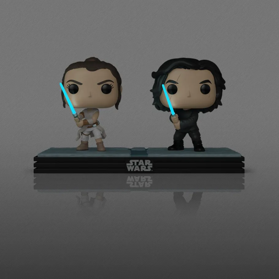 Pop! Moments>Star Wars - Rey & Kylo Ren Glow-in-the-Dark Pop! Moment Vinyl Figure