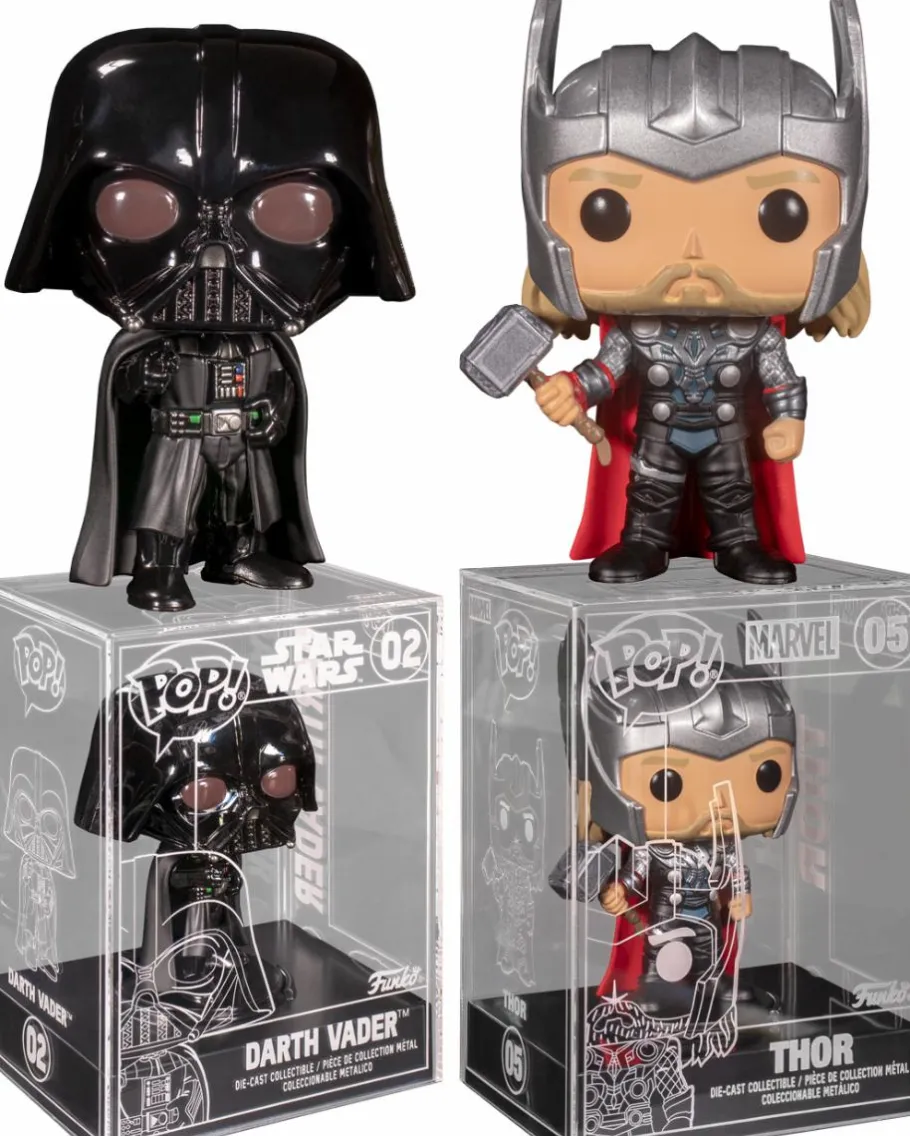 Die-Cast Figures>Thor Star Wars / (2011) - Darth Vader & Diecast Metal Pop! Vinyl Figure Bundle (Funko / Popcultcha Exclusive) (Set of 2)