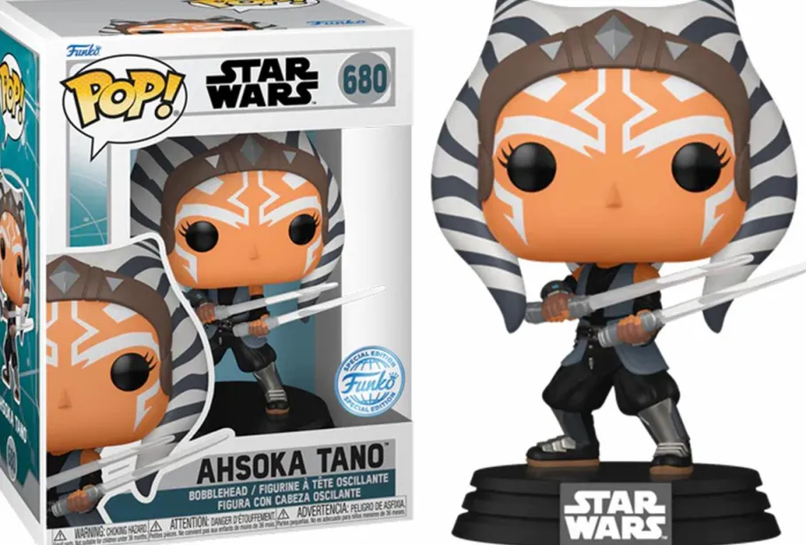 Standard Pop!>Ahsoka Star Wars: - Tano with Dual Lightsabers Pop! Vinyl Figure