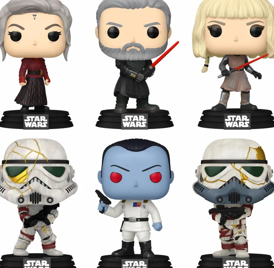 Pop! Bundles>Ahsoka Star Wars: - The Dark Side Pop! Vinyl Bundle (Set of 6)