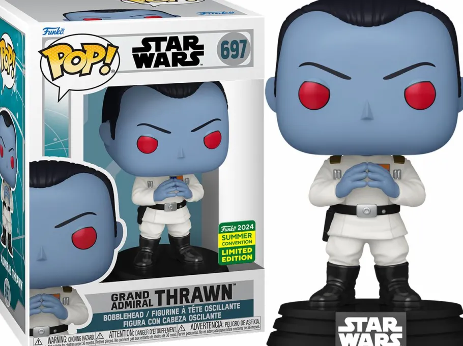 Funko Convention Exclusives>Star Wars : Aksoka - Grand Admiral Thrawn Pop! Vinyl Figure (2024 Summer Convention Exclusive) (Popcultcha Exclusive)