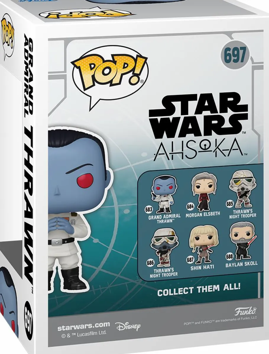 Funko Convention Exclusives>Star Wars : Aksoka - Grand Admiral Thrawn Pop! Vinyl Figure (2024 Summer Convention Exclusive) (Popcultcha Exclusive)