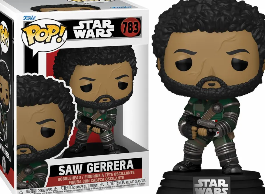 Standard Pop!>Star Wars : Andor - Saw Gerrera Pop! Vinyl Figure