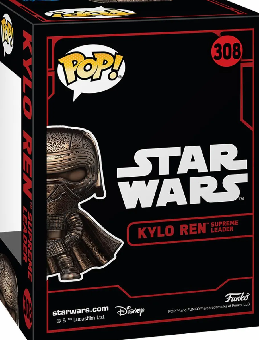 Standard Pop!>Star Wars : Dark Side - Kylo Ren Supreme Leader Metallic Pop! Vinyl Figure