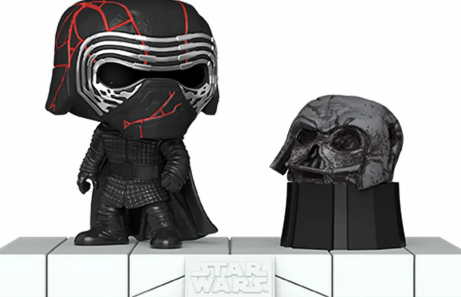 Pop! Deluxe>Star Wars : Dark Side - Kylo Ren with Darth Vader's Helmet Deluxe Pop! Vinyl Figure