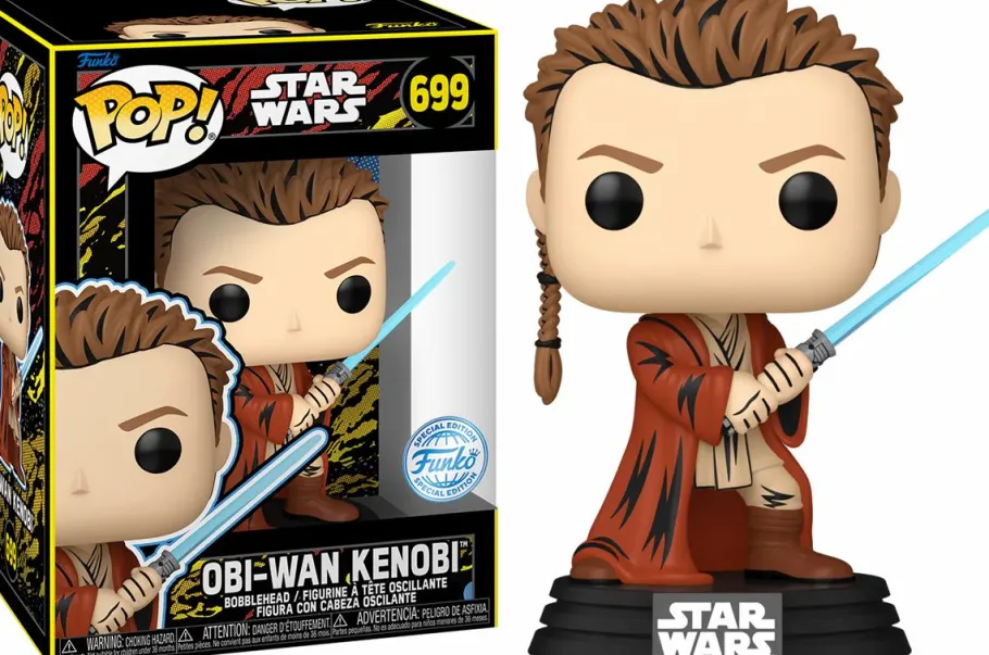 Standard Pop!>Star Wars Episode I: The Phantom Menace - Padawan Obi-Wan Kenobi 25th Anniversary Retro Series Pop! Vinyl Figure