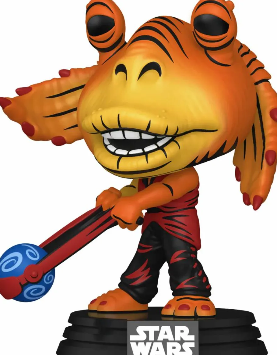 Standard Pop!>Star Wars Episode I: The Phantom Menace - Jar Jar Binks with Booma Balls 25th Anniversary Retro Series Pop! Vinyl Figure