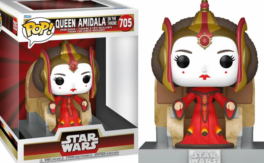 Pop! Deluxe>Star Wars Episode I: The Phantom Menace - Queen Amidala on Throne 25th Anniversary Pop! Deluxe Vinyl Figure