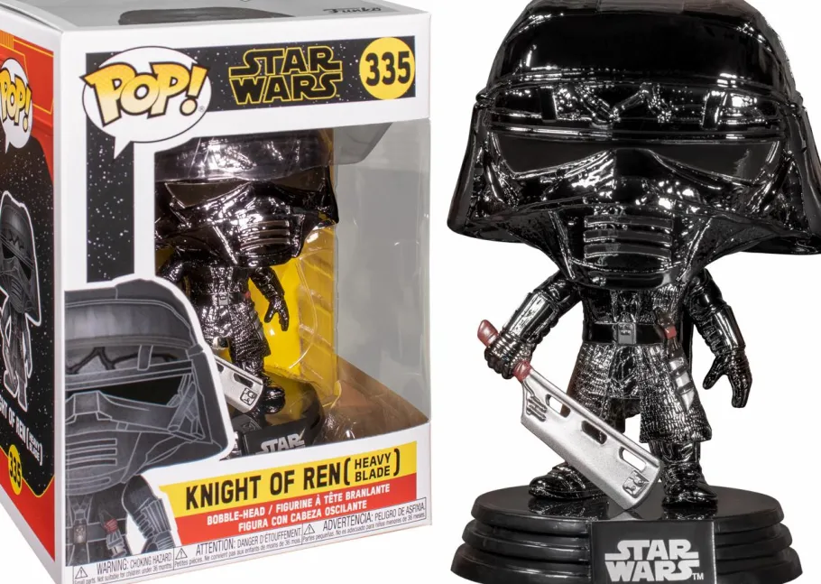 Standard Pop!>Star Wars Episode IX: The Rise Of Skywalker - Knight Of Ren with Blade Hematite Chrome Pop! Vinyl Figure