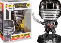 Standard Pop!>Star Wars Episode IX: The Rise Of Skywalker - Knight Of Ren with Scythe Hematite Chrome Pop! Vinyl Figure