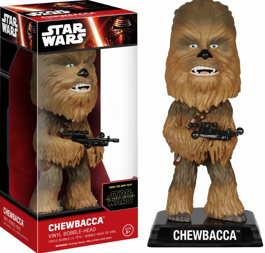 Bobble-Heads>Star Wars Episode VII: The Force Awakens - Chewbacca Wacky Wobbler Bobble Head