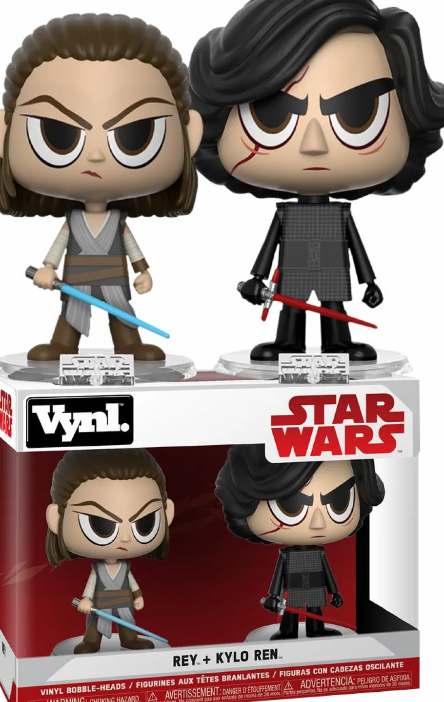 Designer Vinyl>Star Wars Episode VIII: The Last Jedi - Rey & Kylo Ren Vynl Vinyl Figure 2-pack