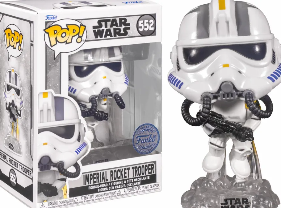 Standard Pop!>Star Wars : Gaming Greats - Imperial Rocket Trooper, Merrin, ARC Umbra Trooper & Proxy Glow in the Dark Pop! Vinyl Bundle (Set of 4)