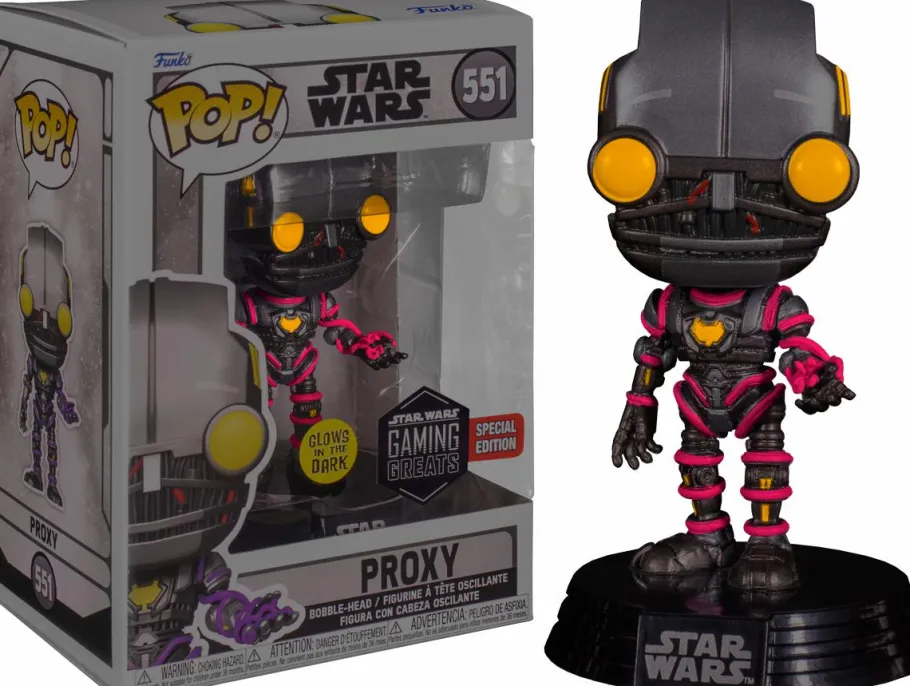 Standard Pop!>Star Wars : Gaming Greats - Imperial Rocket Trooper, Merrin, ARC Umbra Trooper & Proxy Glow in the Dark Pop! Vinyl Bundle (Set of 4)