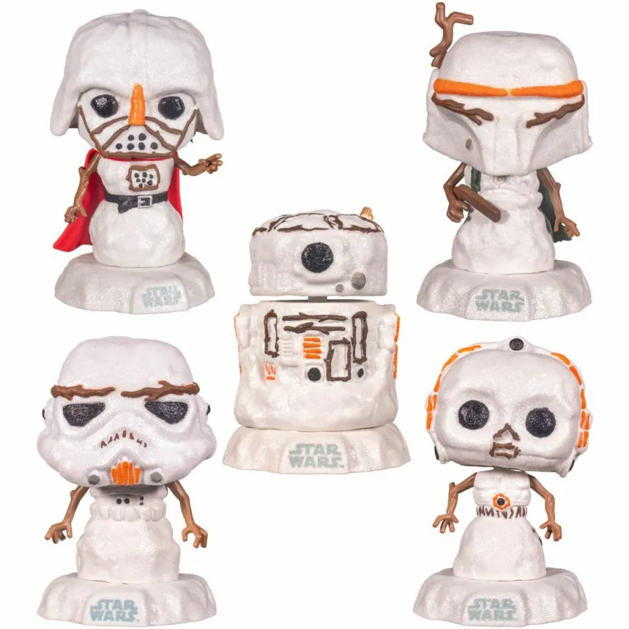 Pop! Bundles>Star Wars : Holiday - Snowman Pop! Vinyl Figure 5-Pack