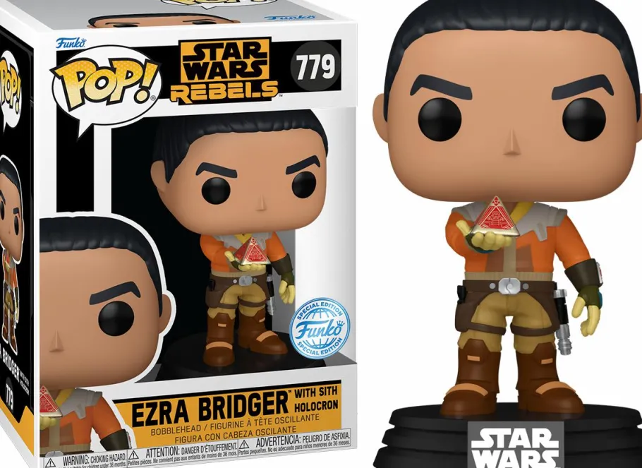 Bobble-Heads>Star Wars : Rebels - Ezra Bridger with Sith Holocron Pop! Vinyl Figure