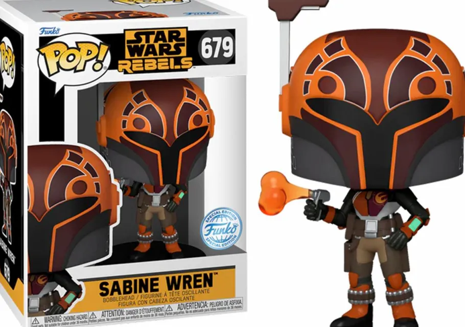 Standard Pop!>Star Wars : Rebels - Sabine Wren Metallic Pop! Vinyl Figure