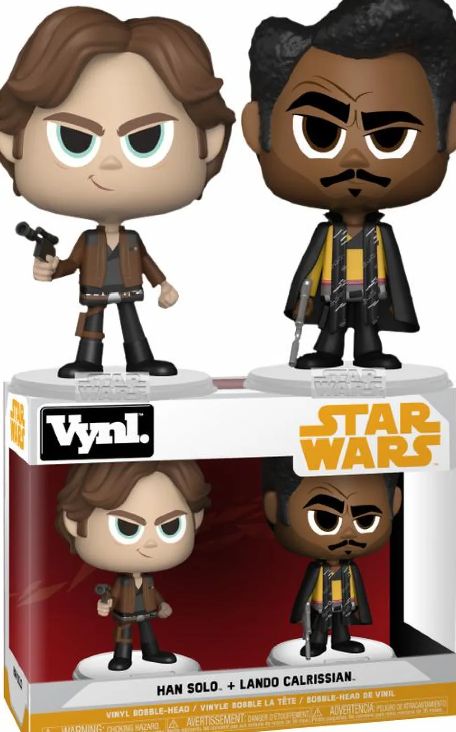 Designer Vinyl>Star Wars : Solo - Han Solo & Lando Calrissian Vynl. Vinyl Figure 2-Pack