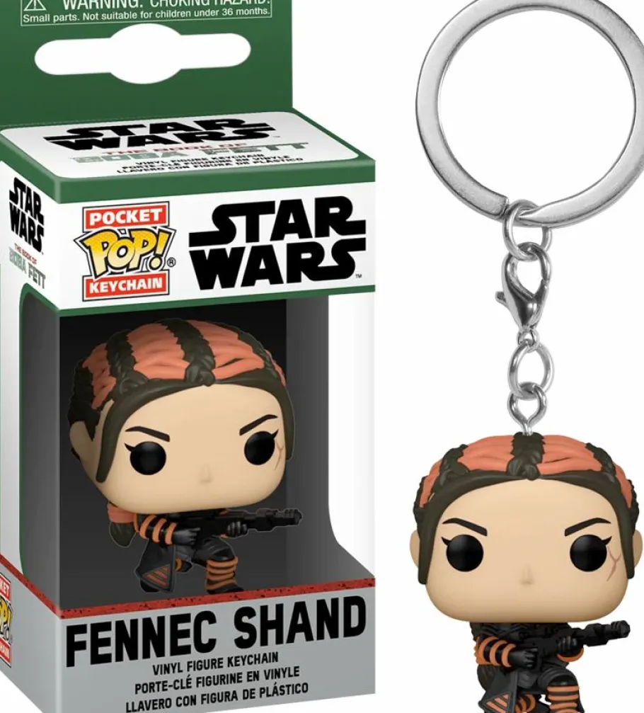 Pop! Keychains>Star Wars : The Book of Boba Fett - Fennec Shand Pocket Pop! Vinyl Keychain