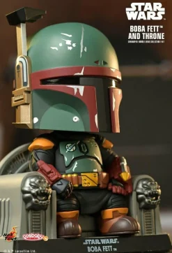 Cosbaby>Star Wars : The Book of Boba Fett - Boba Fett on Throne Cosbaby (S) Hot Toys Figure