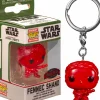 Pop! Keychains>Star Wars : The Book of Boba Fett - Fennec Shand Red Pocket Pop! Vinyl Keychain
