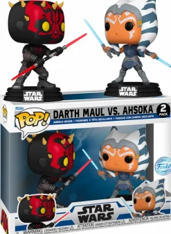 Pop! Bundles>Star Wars : The Clone Wars - Darth Maul vs. Ahsoka Tano Pop! Vinyl Figure 2-Pack