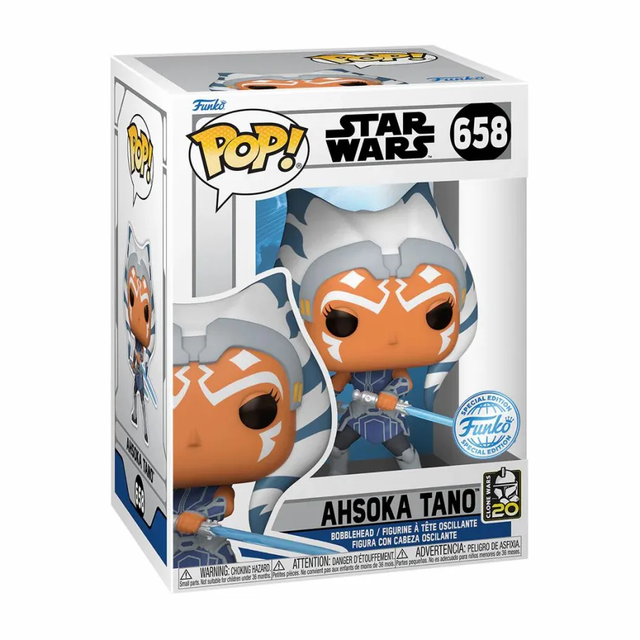 Standard Pop!>Star Wars : The Clone Wars - Ahsoka Tano 20th Anniversary Pop! Vinyl Figure
