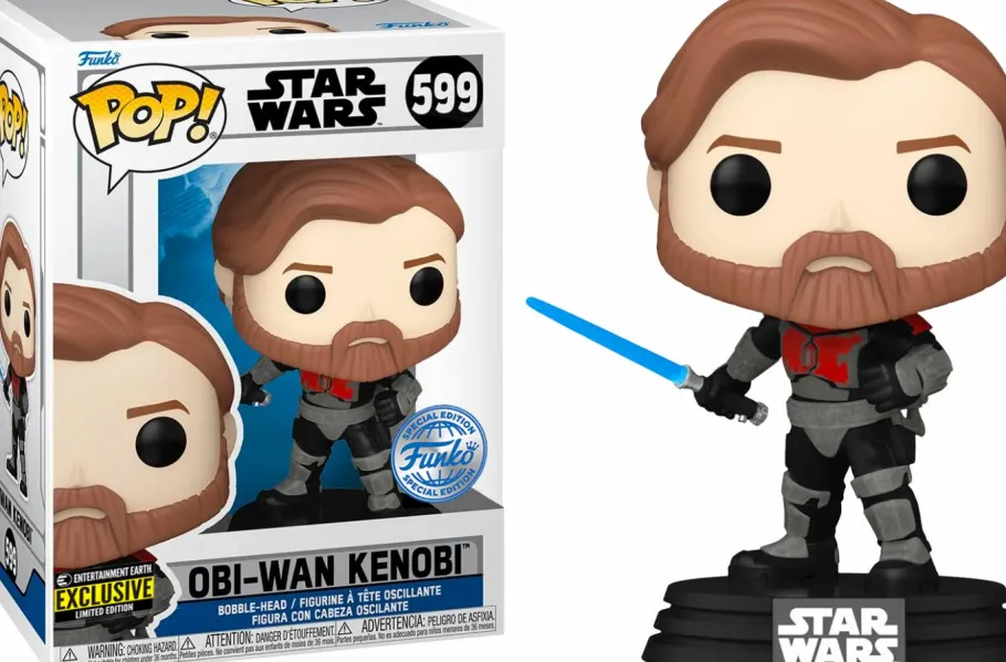 Standard Pop!>Star Wars : The Clone Wars - Obi-Wan Kenobi in Mandalorian Armor Pop! Vinyl Figure