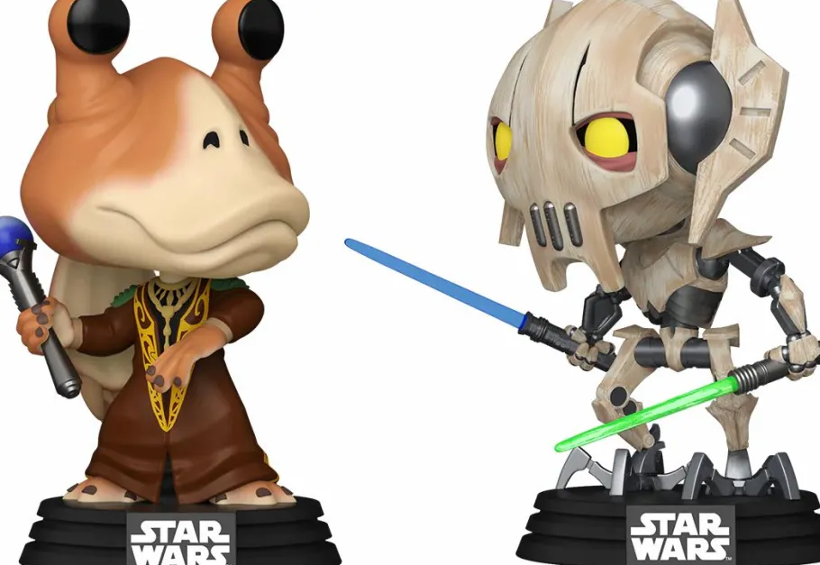 Standard Pop!>Star Wars : The Clone Wars - Jar Jar Binks vs General Grievous Pop! Vinyl Figure 2-Pack