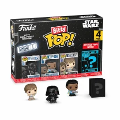 Pop! Bundles>Star Wars : The Empire Strikes Back - Darth Vader, Lando Calrissian, Luke and Yoda & Mystery Bitty Pop! Vinyl Figure 4-Pack