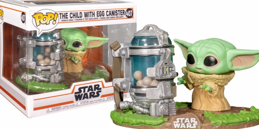 Pop! Deluxe>Star Wars : The Mandalorian - The Child (Baby Yoda) with Egg Canister Deluxe Pop! Vinyl Figure
