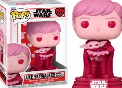 Standard Pop!>Star Wars : The Mandalorian - Luke Skywalker with Grogu Valentine's Day Pop! Vinyl Figure