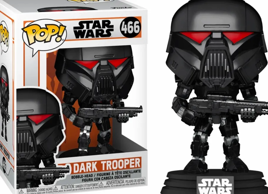 Standard Pop!>Star Wars : The Mandalorian - Dark Trooper Pop! Vinyl Figure