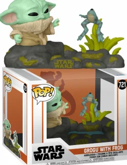 Pop! Deluxe>Star Wars : The Mandalorian - Grogu with Frog Deluxe Pop! Vinyl Figure