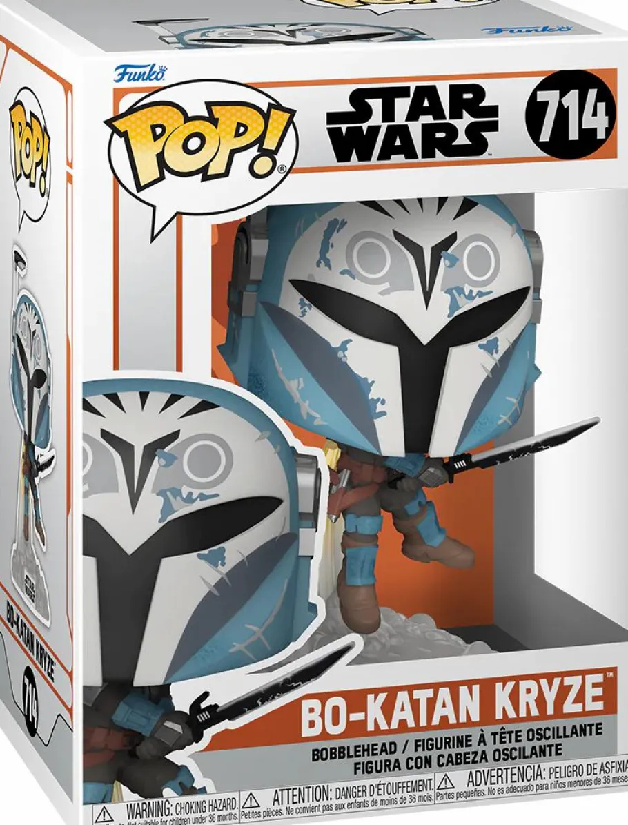 Standard Pop!>Star Wars : The Mandalorian - Bo-Katan Kryze with Darksaber & Jetpack Pop! Vinyl Figure