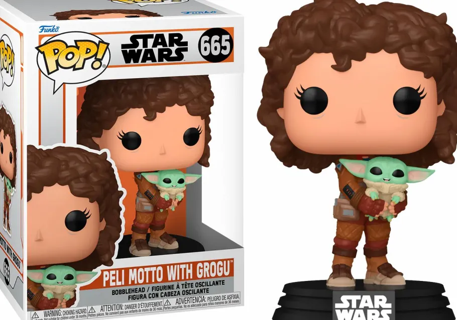 Standard Pop!>Star Wars : The Mandalorian - Peli Motto with Grogu Pop! Vinyl Figure