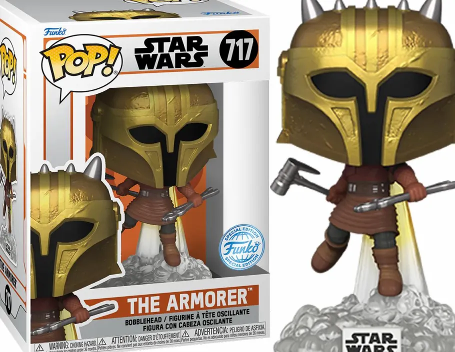 Standard Pop!>Star Wars : The Mandalorian - The Armorer with Jetpack Pop! Vinyl Figure