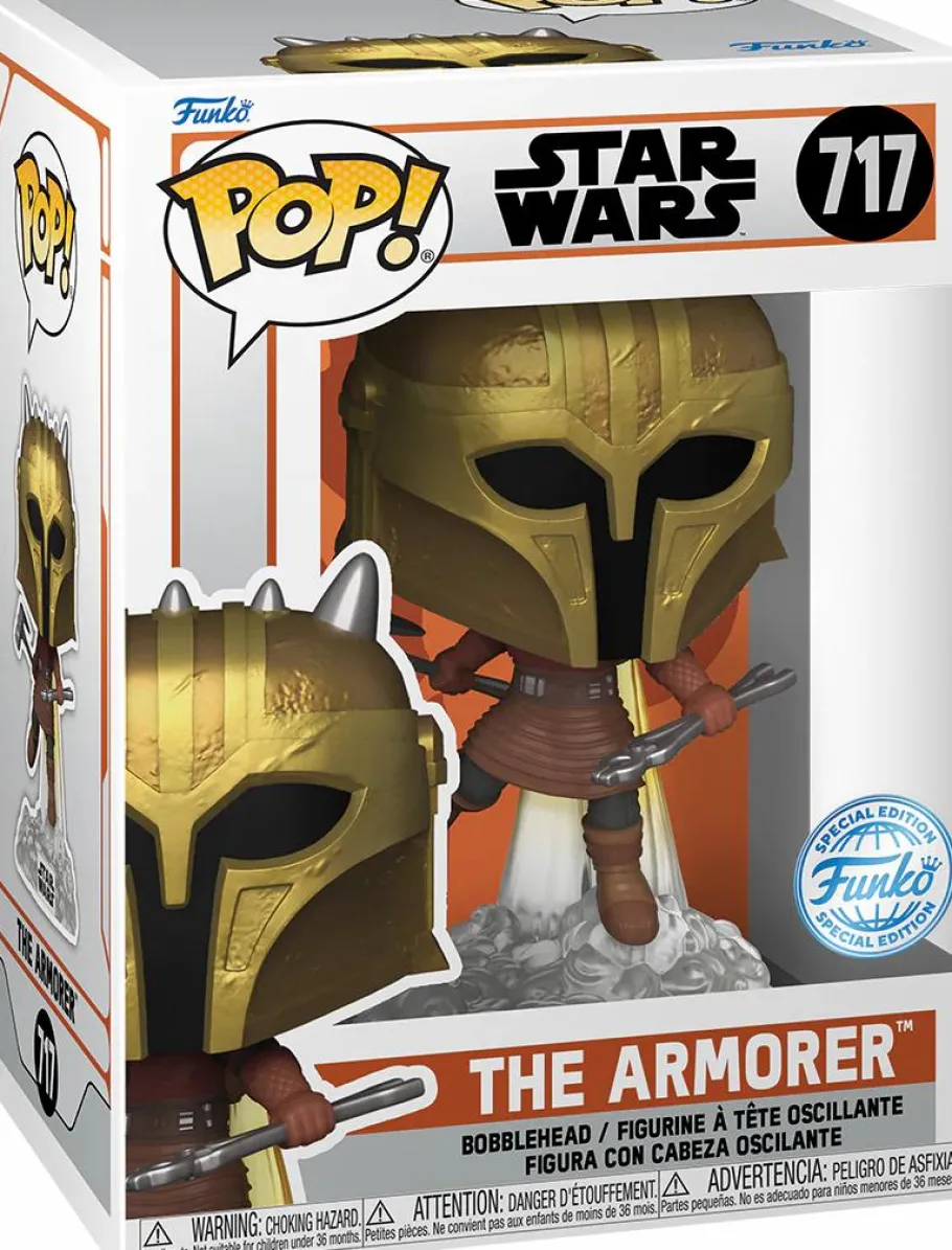 Standard Pop!>Star Wars : The Mandalorian - The Armorer with Jetpack Pop! Vinyl Figure