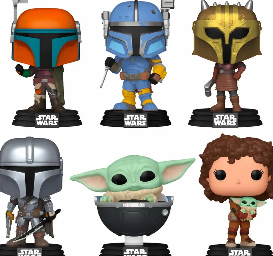 Pop! Bundles>Star Wars : The Mandalorian - This Is the Way Pop! Vinyl Bundle (Set of 6)