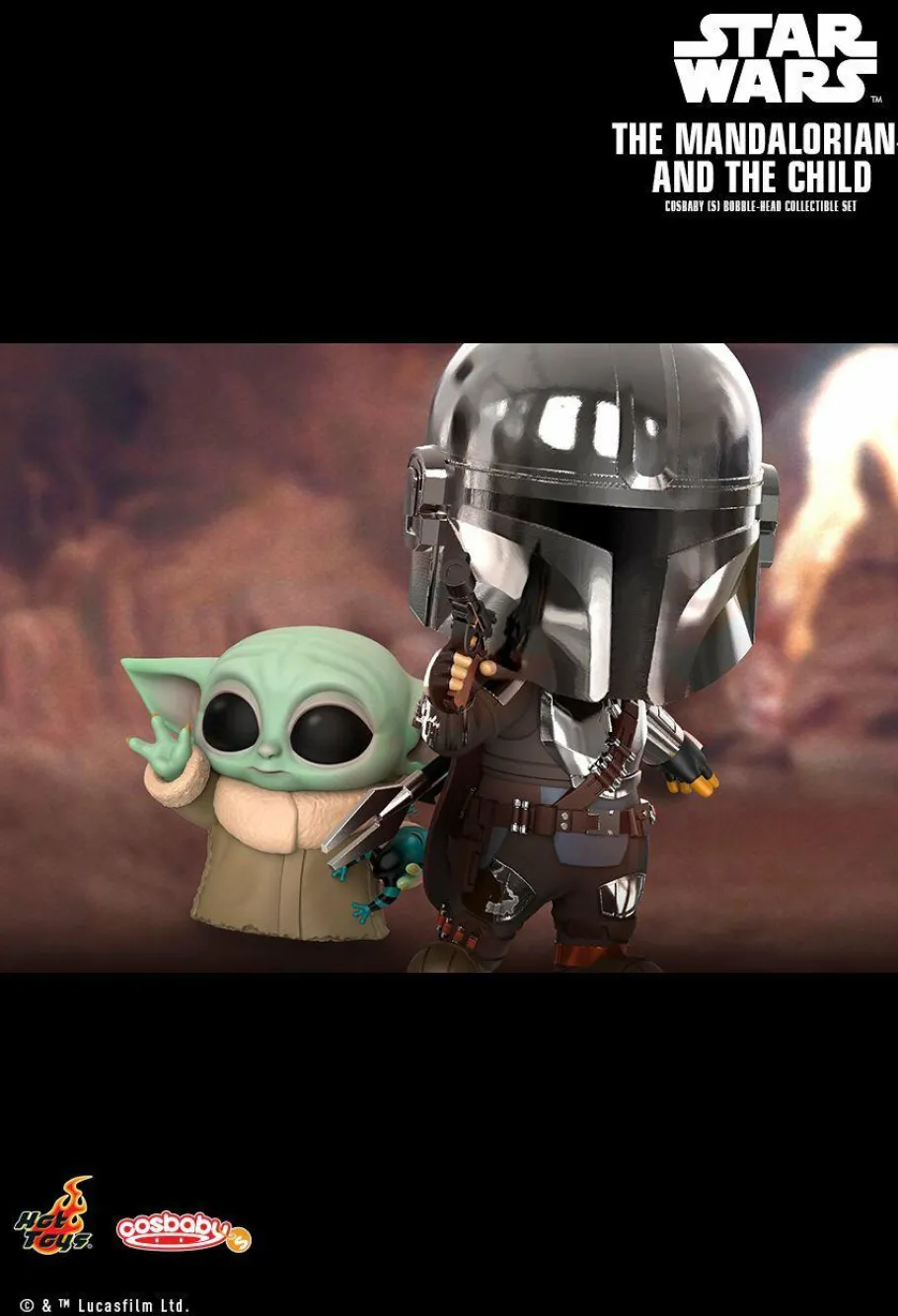 Cosbaby>Star Wars : The Mandalorian - The Mandalorian & The Child Cosbaby (S) Hot Toys Figure 2-Pack