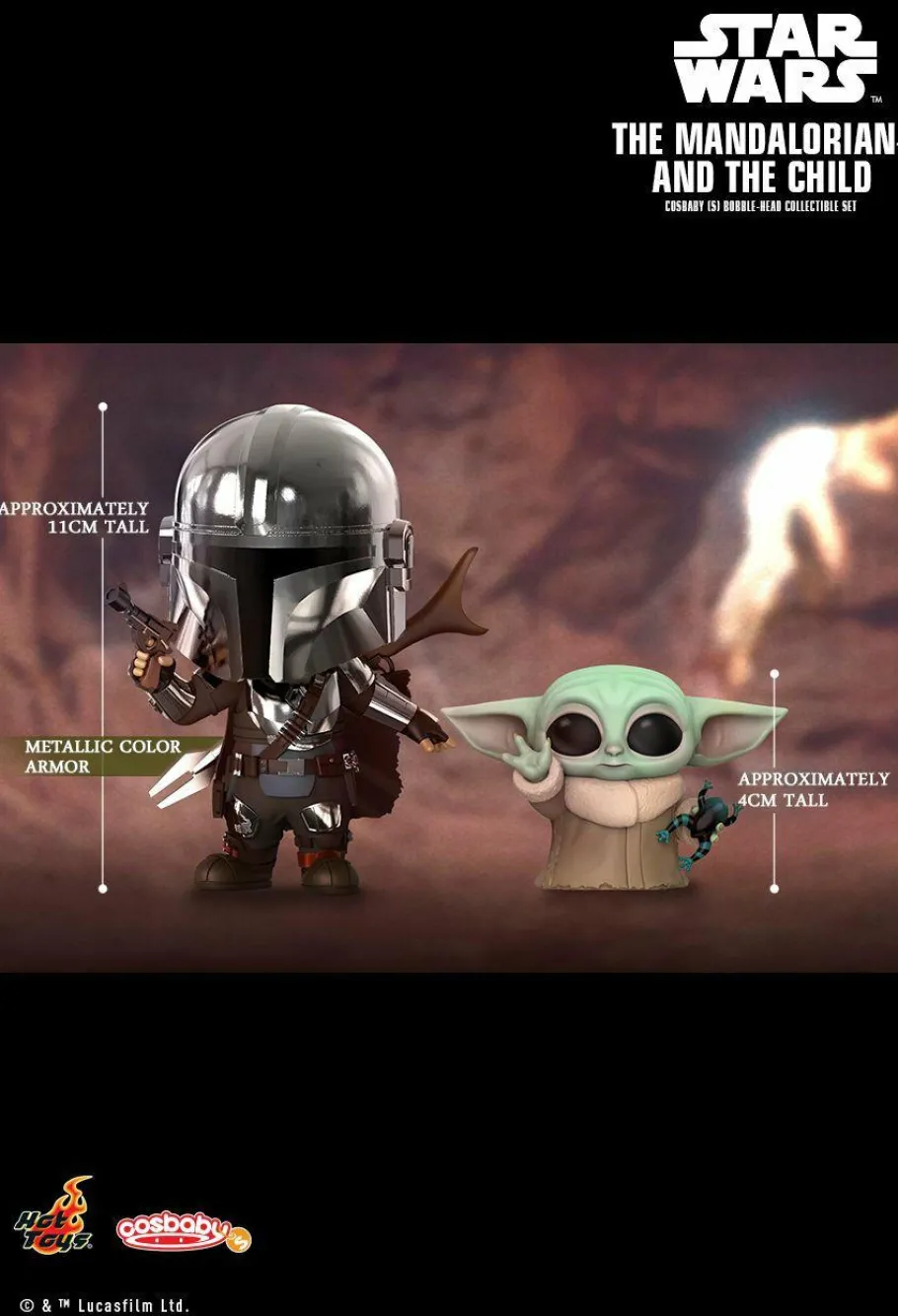 Cosbaby>Star Wars : The Mandalorian - The Mandalorian & The Child Cosbaby (S) Hot Toys Figure 2-Pack