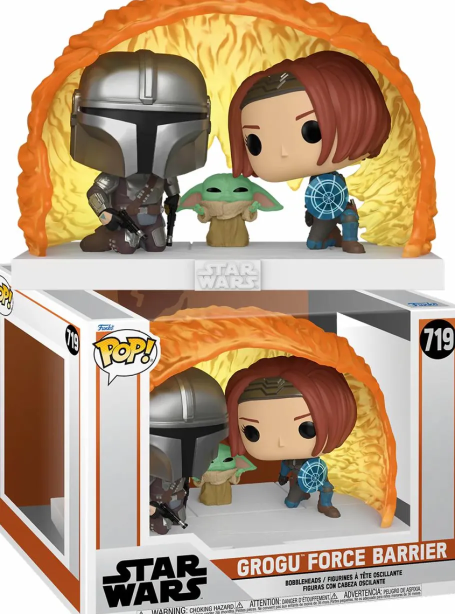 Pop! Moments>Star Wars : The Mandalorian - Grogu Force Barrier Pop! Moment Vinyl Figure