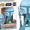 Standard Pop!>Star Wars : The Mandalorian - The Mandalorian Hologram Glow in the Dark Pop! Vinyl Figure