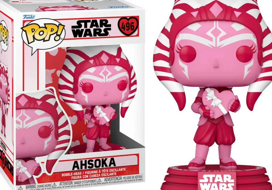 Standard Pop!>Star Wars : The Mandalorian - Ahsoka Valentine's Day Pop! Vinyl Figure