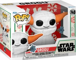 Standard Pop!>Star Wars : The Mandalorian - Snowman Grogu (Holiday) Pop! Vinyl Figure